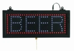 Aarco Products BEE06S High Visibility LED BEER Sign , 6 3/4"H X 16 1/8"W