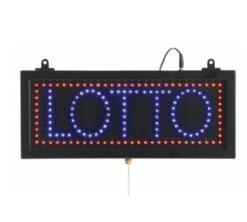 Aarco Products LOT04S High Visibility LED LOTTO Sign , 6 3/4"H X 16 1/8"W