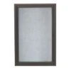 Aarco Products ODCC2418RBA Outdoor Enclosed Bulletin Board With Bronze Anodized Aluminum Frame, 24"H X 18"W