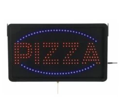 Aarco Products PIZ01L High Visibility LED PIZZA Sign , 13"H X 22"W