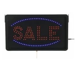 Aarco Products SAL05L High Visibility LED SALE Sign , 13"H X 22"W