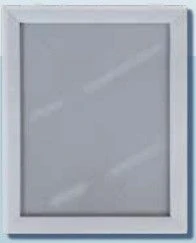 Aarco SN1185 Satin Aluminum Snap Frame With Mitered Corners 8-1/2"W X 11"H