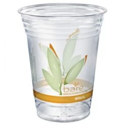 Dart Bare Eco-Forward RPET Clear Cold Cups, 16-18 Oz. - 50/Pack