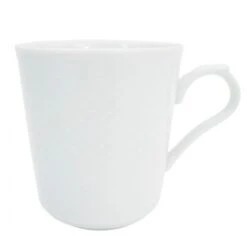 CAC China BST-17 Boston Porcelain Embossed Mug 8 Oz. - 3 Doz
