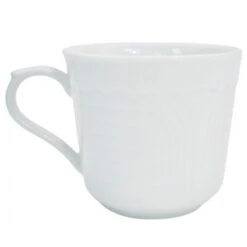 CAC China CRO-35 Corona Porcelain Embossed A.D. Cup 3.5 Oz. - 3 Doz
