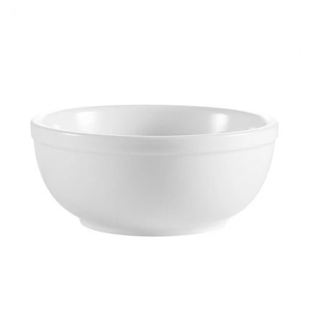 CAC China RCN-18 Clinton Rolled Edge Nappie 15 Oz. - 3 Doz 1 CAC China RCN-18 Clinton Rolled Edge Nappie 15 Oz. - 3 Doz