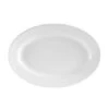 CAC China RCN-51 Clinton Rolled Edge Porcelain Oval Platter 15" X 10-1/4" - 1 Doz