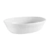 CAC China RCN-VB11 Clinton Rolled Edge Oval Bowl 2 Qt. - 1 Doz
