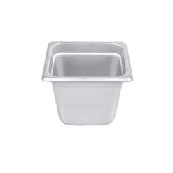 CAC China STPS-25-6 Stainless Steel Anti Jam Steam Pan, 1/6 Size, 6" Deep