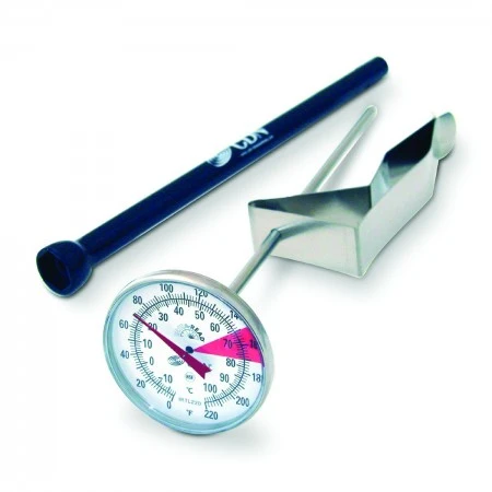 CDN IRTL220 ProAccurate® Insta-Read® Beverage And Frothing Thermometer 7" Stem 1 CDN IRTL220 ProAccurate® Insta-Read® Beverage And Frothing Thermometer 7" Stem