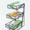 Cal-Mil 1235-TEA Glacier Three Tier Tea Center Display With Faux Glass Bins