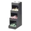 Cal-Mil 1261 Classic Four Tier Black Condiment Organizer