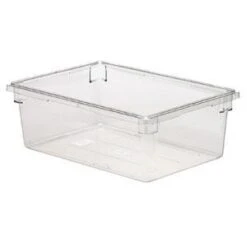Cambro 18269CW135 Camwear Clear Food Storage Box 18" X 26" X 9" - 4 Pcs