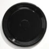 Caterline Casuals Thermoformed Platters, PET, Black, 18" Dia.. 25/Carton