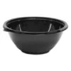 WNA Caterline Pack N' Serve Black Plastic Bowl, 160 Oz., 25/Carton