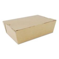 SCT ChampPak Carryout Boxes, #3, Kraft, 7-3/4" X 5-1/2" X 2-1/2", 200/Carton