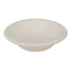ChampWare Heavyweight White Bagasse Bowl, 12 Oz., 1000/Carton