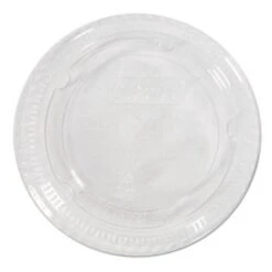 Dixie Cold Drink Clear Cup Lids For 16-24 - Oz. Cups, 1000/Carton