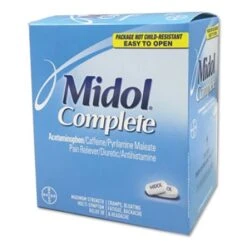 Complete Menstrual Caplets, Two-Pack, 50 Packs/Box