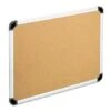 Universal Cork Board With Aluminum Frame, 48 X 36, Natural, Silver Frame