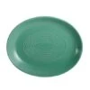 CAC China TG-14C-G Tango Green Coupe Oval Platter 12 3/4" - 1 Doz