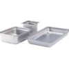 Crestware 2222 Saf-T-Stak Half Size Long Steam Table Pan 2-1/2" Deep