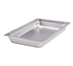 Crestware 4004 Saf-T-Stak Full Size Steam Table Pan 4" Deep
