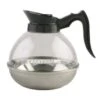 Crestware PD64 Black Top Decanter 64 Oz.