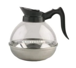 Crestware PD64 Black Top Decanter 64 Oz.