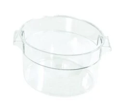 Crestware RCC1 Clear Round Food Storage Container 1 Qt.