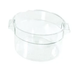 Crestware RCC4 Clear Round Food Storage Container 4 Qt.