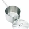 Crestware SSPAN3WC Induction Sauce Pan With Cover 3.5 Qt.