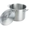 Crestware SSPOT35 Induction Stock Pot With Cover 35 Qt.