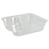 Dart ClearPac Small Nacho 2-Compartment Tray, - 500 Pcs