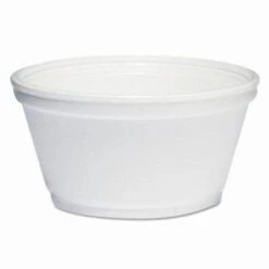 Dart Extra Squat Foam Food Container 8 Oz., 1000/Carton