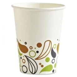 Boardwalk Deerfield Printed Paper Cold Cups, 12 Oz., 1000/Carton