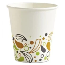 Deerfield Print Paper Hot Cups, 10 Oz., 1000/Carton