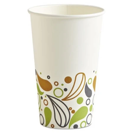 Deerfield Printed Paper Hot Cups, 16 Oz., 1000/Carton 1 Deerfield Printed Paper Hot Cups, 16 Oz., 1000/Carton