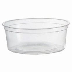 WNA Clear Deli Containers, 8 Oz., 500/Carton