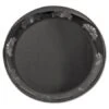 Designerware Black Plastic Plates, 7-1/2", 180/Carton