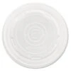 Eco-Products World Art PLA-Laminated White Soup Container Lids Fits 12 Oz.,16 Oz,, 32 Oz. Food Containers, 500/Carton