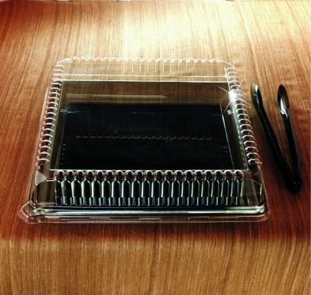 Emi Yoshi EMI-1616LP Clear Plastic Square Lid (PET) 16" X 16" - 40 Pcs 1 Emi Yoshi EMI-1616LP Clear Plastic Square Lid (PET) 16" X 16" - 40 Pcs