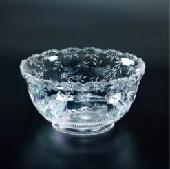 Emi Yoshi EMI-181 Clear Plastic Punch Bowl 12 Qt. - 1/2 Doz