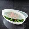 Emi Yoshi EMI-205L Small Plastic Oval Bowl Lid - 50 Pcs