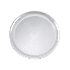 Emi Yoshi EMI-480 Round Plastic Party Tray 18" - 25 Pcs