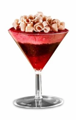 Emi Yoshi EMI-MM2 Small Wonders Plastic 2-Piece Mini Martini Glass 2 Oz. - 120 Pcs