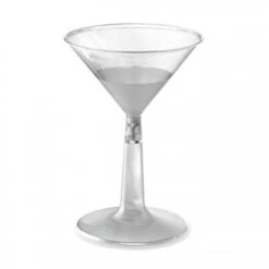 Emi Yoshi EMI-MTG6 Clear Plastic Martini Glass 6 Oz. - 12 Doz