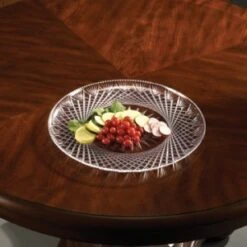 Emi Yoshi EMI-PT16C Clear Plastic Prism Crystal Tray 16" - 25 Pcs