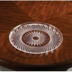 Emi Yoshi EMI-PT18C Clear Plastic Prism Crystal Tray 18" - 25 Pcs