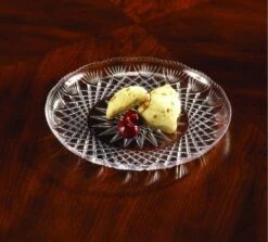 Emi Yoshi EMI-PT9C Clear Plastic Prism Crystal Tray 9" - 50 Pcs